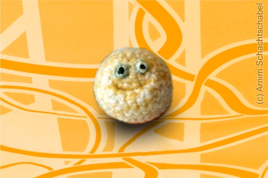 Ein Smiley zum Häkeln